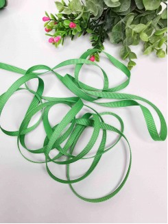 Лента репсовая 0,6см. (светло-зеленый), 10 метров